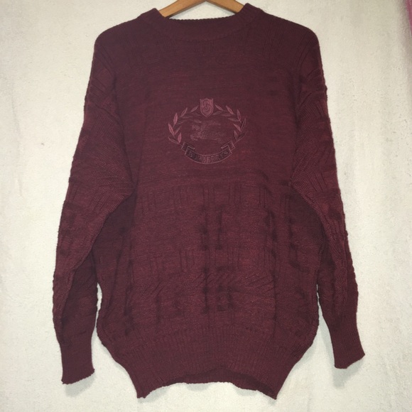 Burberry Other - Burberry’s Maroon/Burgundy Pure Wool Sweater
